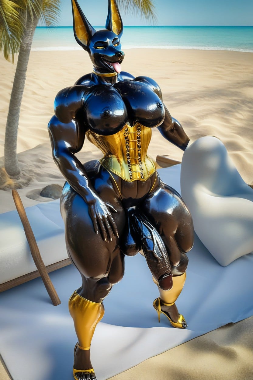 Massage, Oiled Skin, Gold Regalia AI獸人黃片