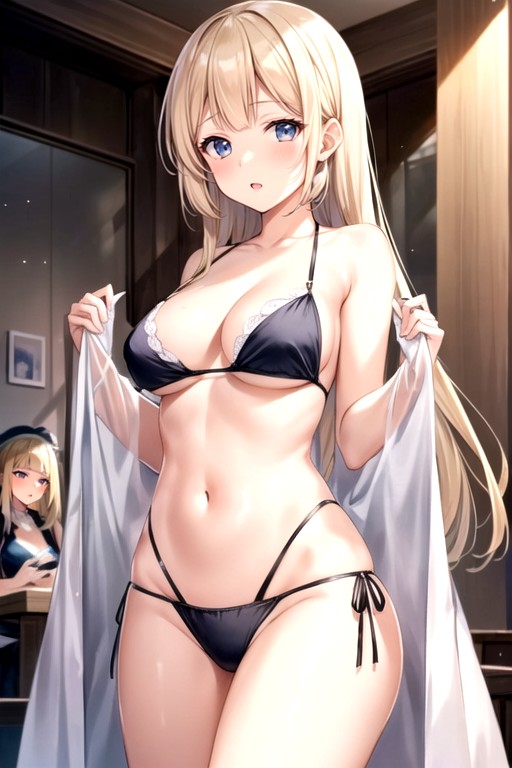 Hard Nipples, 25+, おしおしお AI Porn