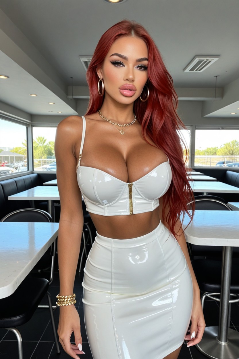 Big Nipple, Earring, Head Back AI Porn