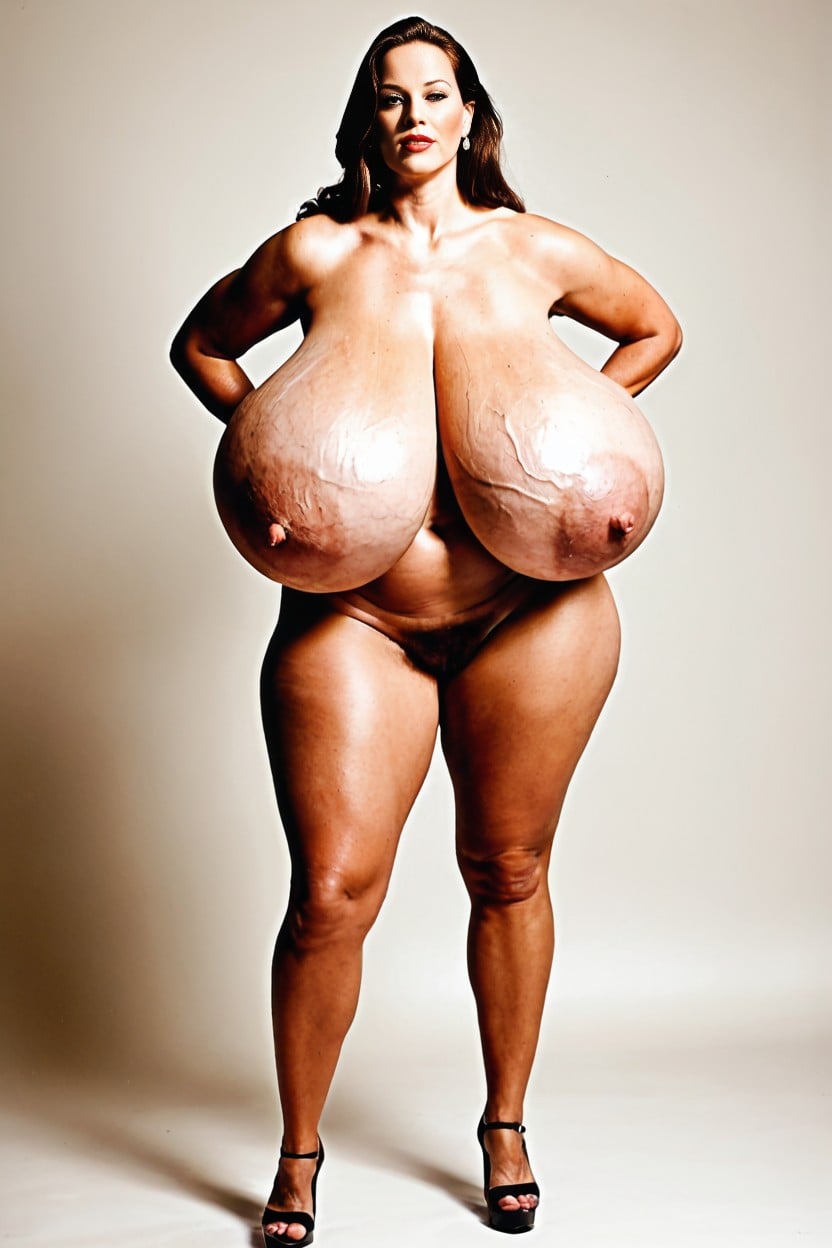 Gigantic Breasts, Breast Expansion, Super Hyper Gigantic Huge Massive Saggy Tits AI Porn