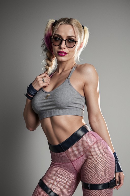 Sunglasses, Wrist Tape Frayed, Breath Visible Cold AI Porn
