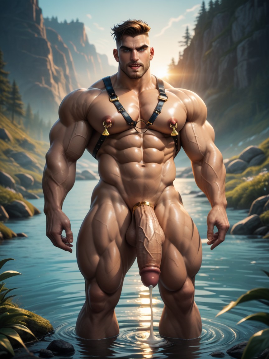 Hair, Wide Angle, Naked AI Gay Porn