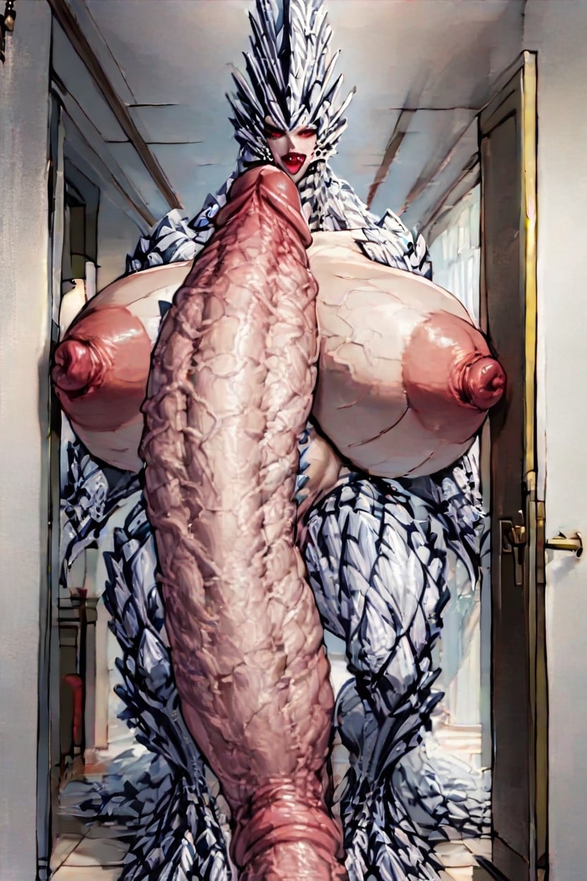 Long Veiny Cock, Long Veiny Cock, Monumental Penis AI Porn