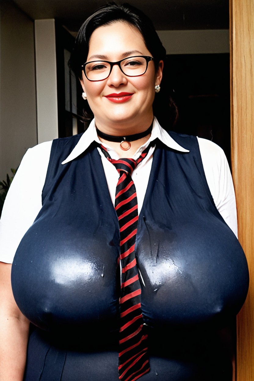 Earring, Sweaty, Chubby AI Porn
