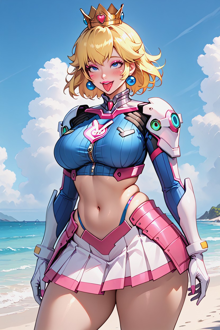 Rose All Clothes, Very Happy, Standing AI Porn