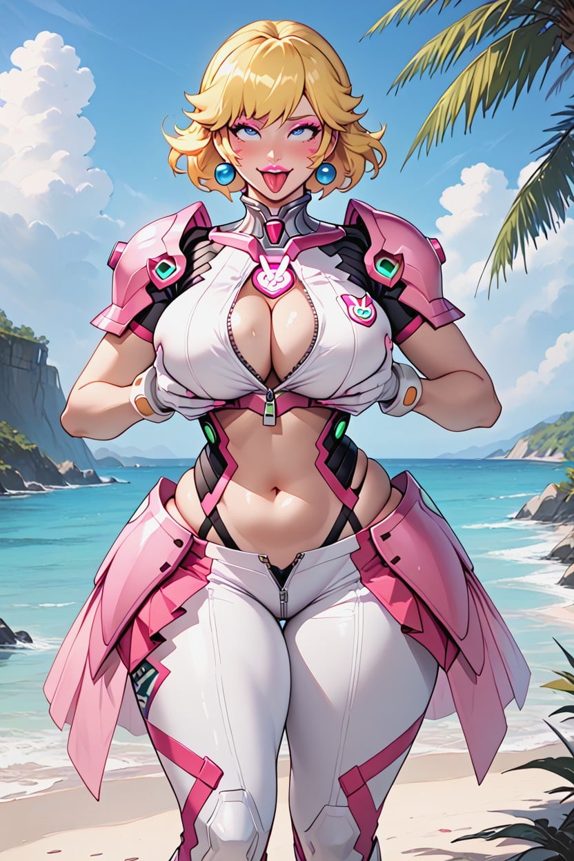 Rounded Breats, Thick Thighs, Rolling Eyes Hentai AI Porn