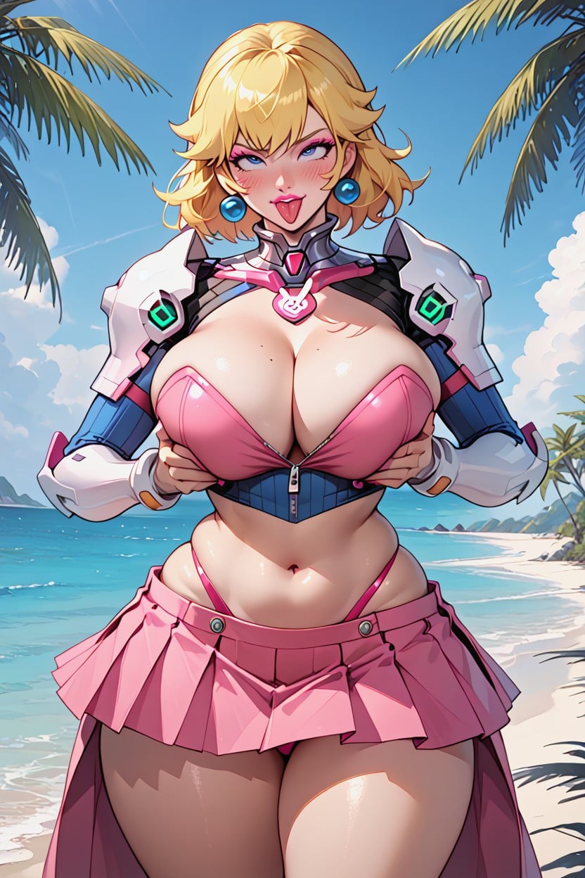 Very Big Hips, Big Ass, Double Strappy Thong Hentai AI Porn