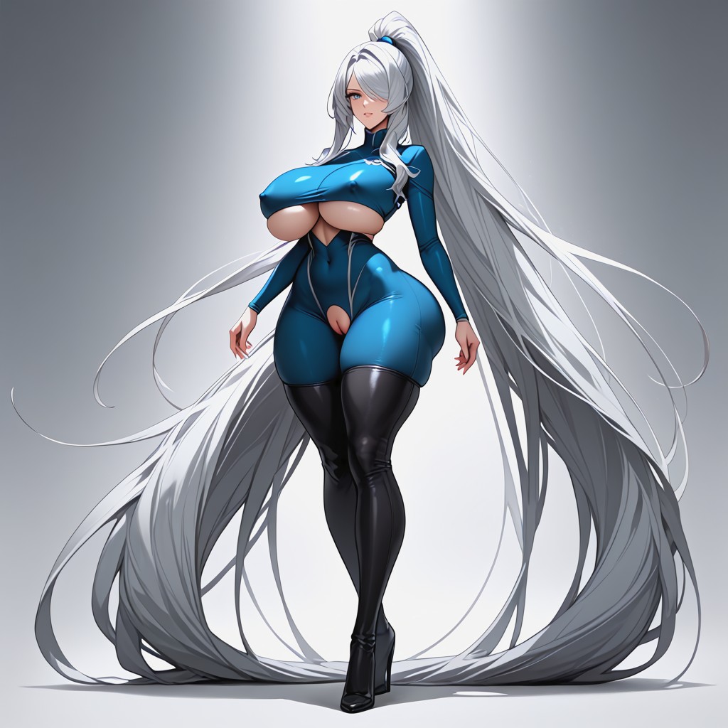 Round Ass, Hyper Huge Wide Hips, Extremely Juicy Bubble Butt AI Porn