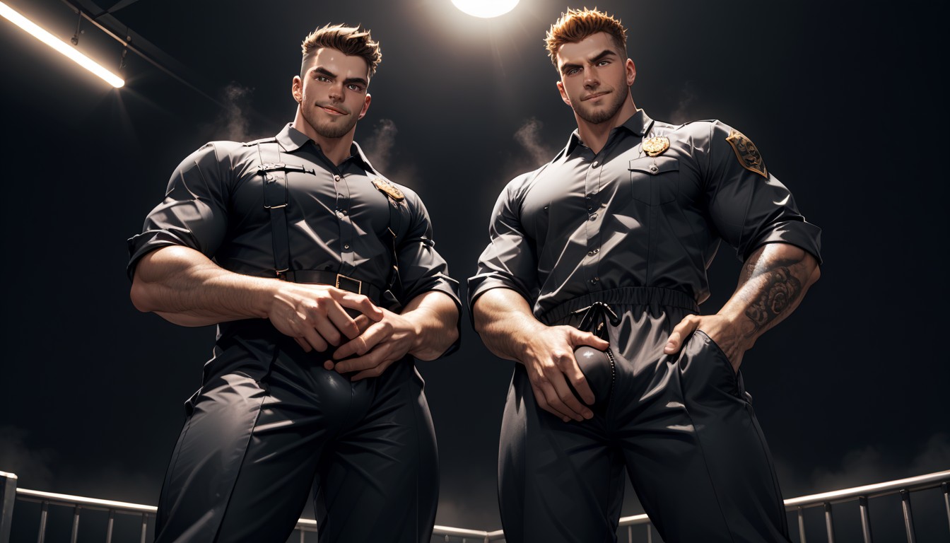 25+, 2 People, Smug AI Gay Porn