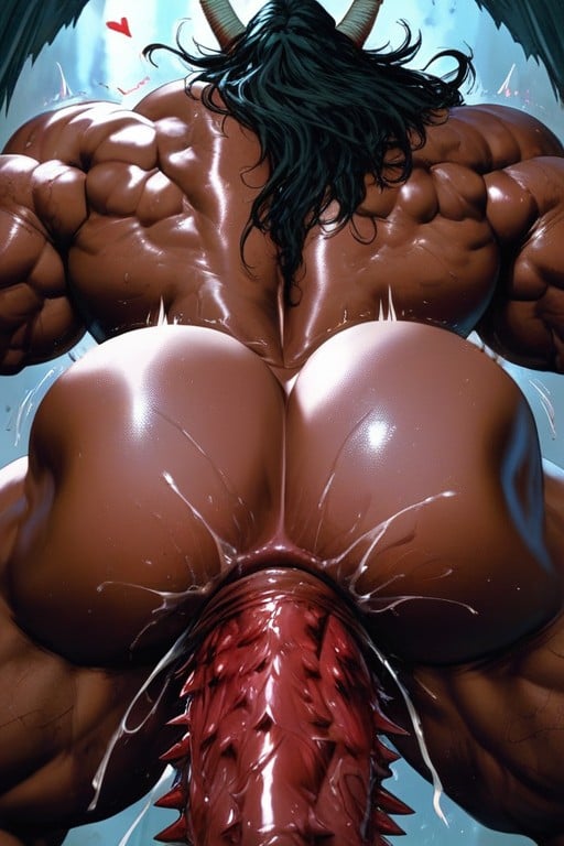 Piercing, Gigantic Black Cock Shoving Vagina, Cuntboy AI Gay Porn