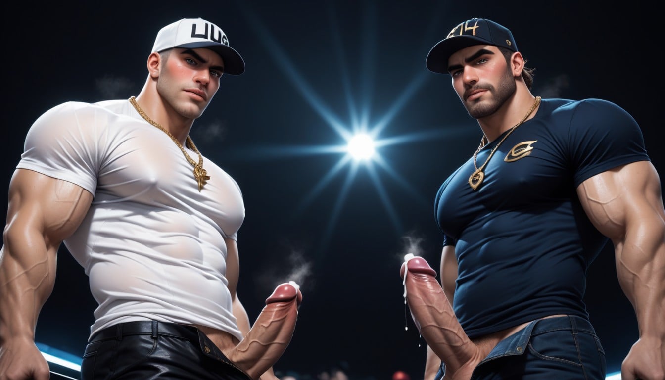 Big Thick Electric Vibrating Cocks, Subtle Lightning Powers, Looking At Viewer AI Gay Porn