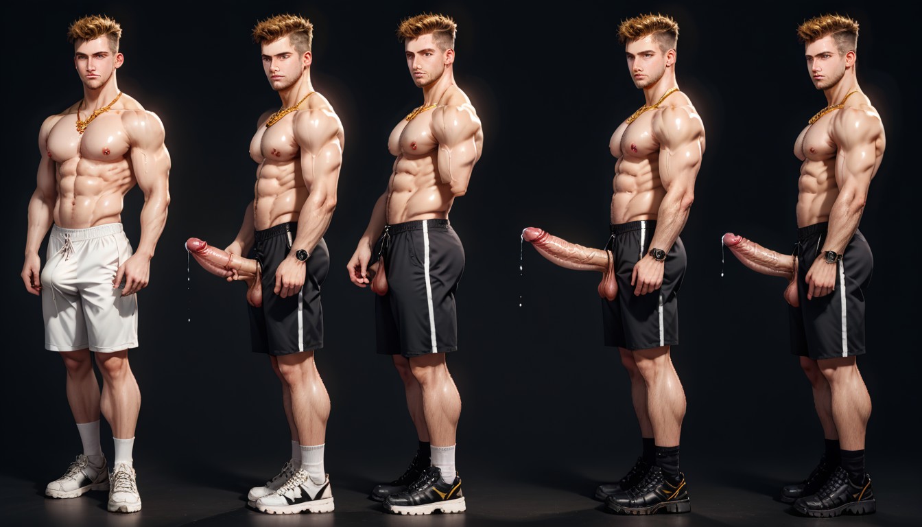 Large, Serious Tops, Very Compact And Muscled Butts AI Gay Porn