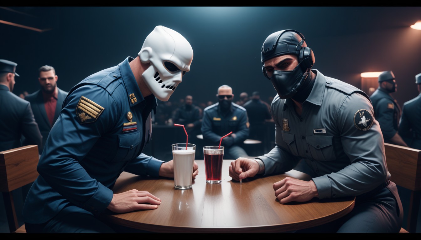 Tough, Table Service, Big Thick Electric Vibrating Cocks AI Gay Porn