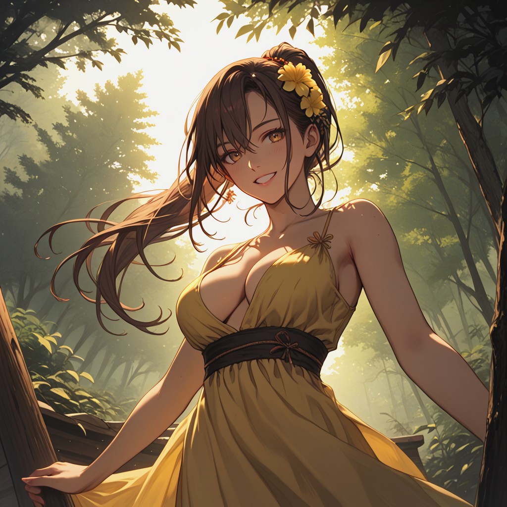 Warm Colors, Ultra Detailed, Wide Angle Hentai AI Porn