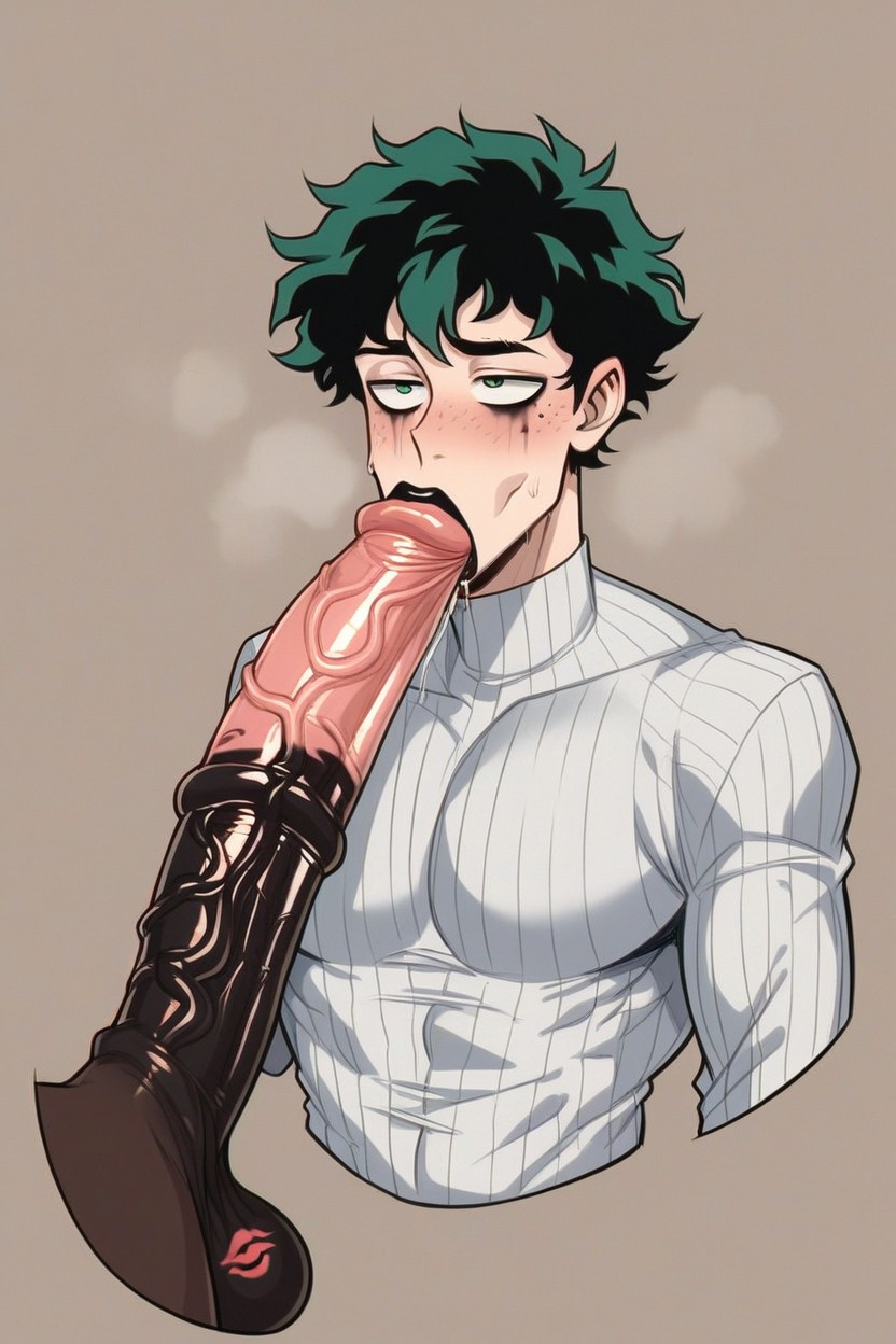 Dick, In Mouth, Black Lips Hentai AI Porn