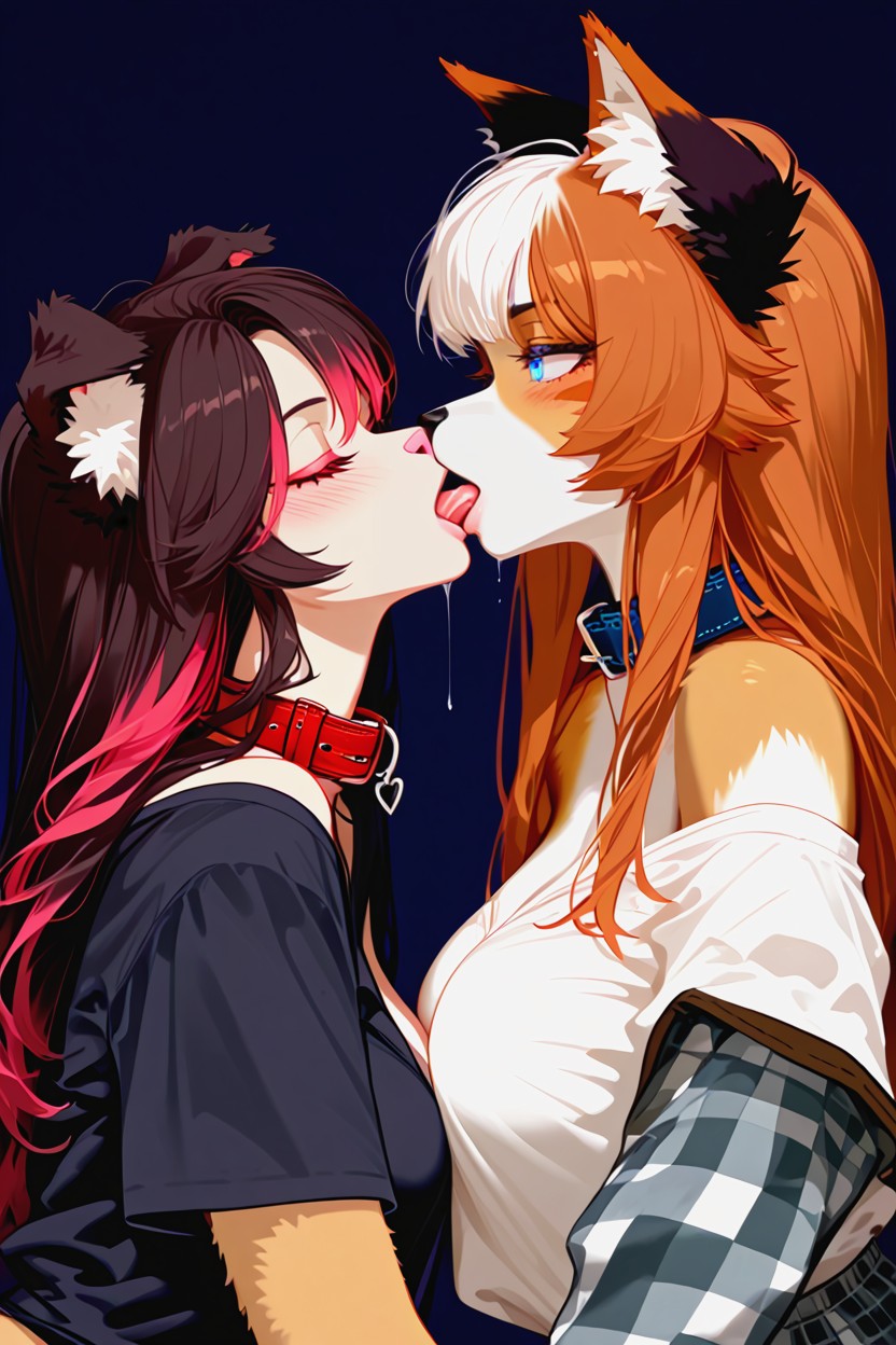 Beautiful Eyes, ショックを受けた, Long Tongues ファーリーAIポルノ