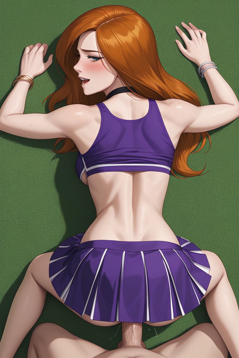 At Futbol Field, 25+, Small Ass AI Porn