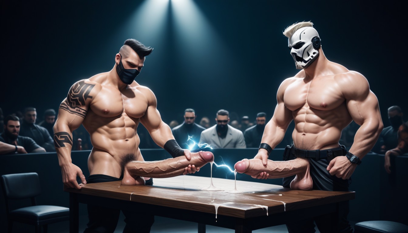 Horny Aggressive Tops, Horny, Skinny AI Gay Porn