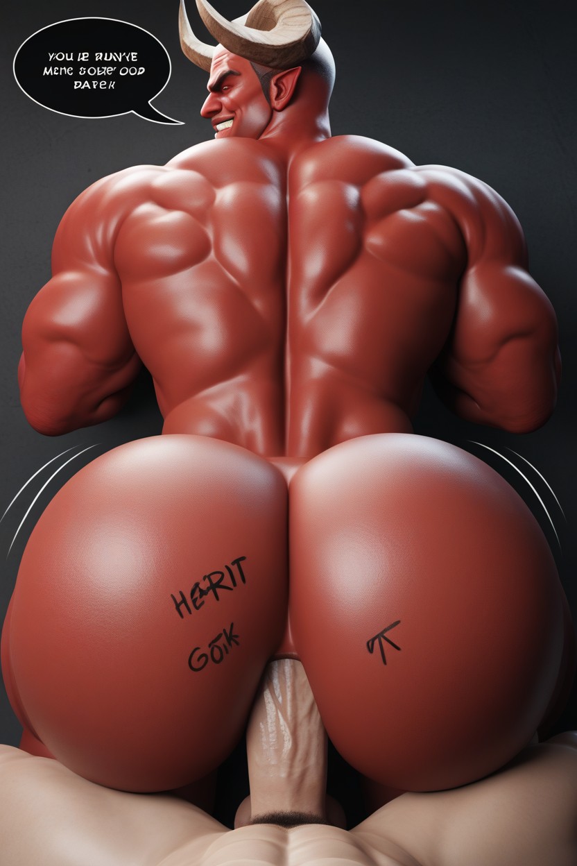 Body Writing On Ass Is The Anal Walls Relentlessly Milking The Dick, Dialogue, Body Writing AI Gay Porn