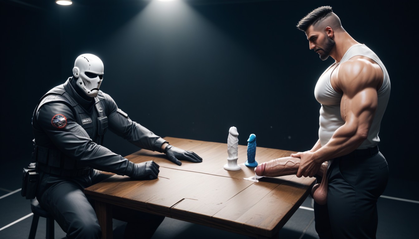 Subtle Fire Powers, Huge Veiny Girthy Cock, Horny Aggressive Tops AI Gay Porn