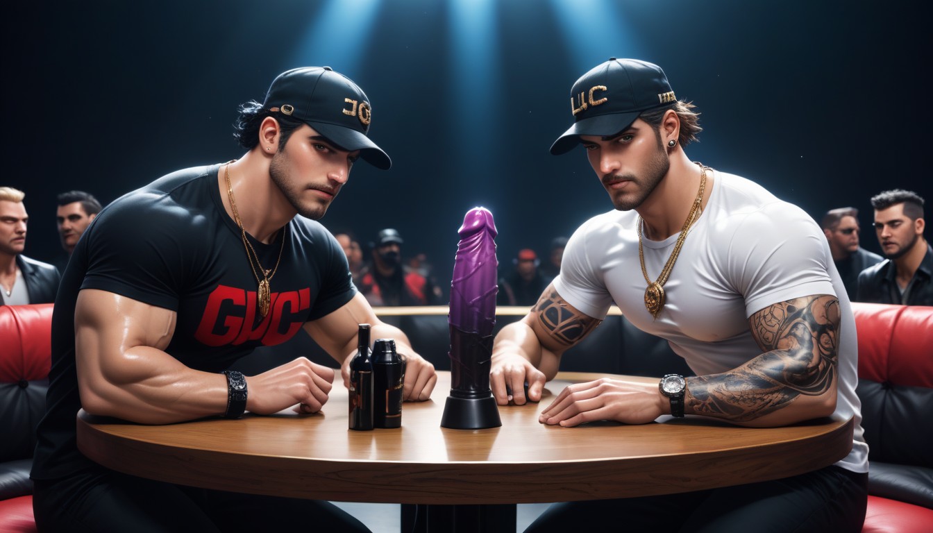 Tattoo, People Around, Nightclub AI Gay Porn