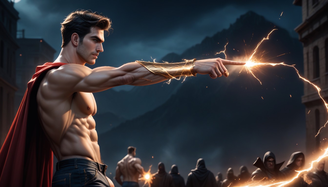 Gigantic, Fit, Preparing To Dominate You AI Gay Porn