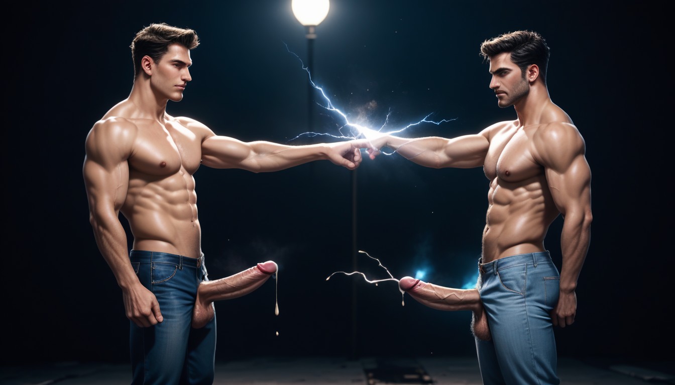 Gigantic, 25+, Realistic Lighting On His Face And Physique AI Gay Porn