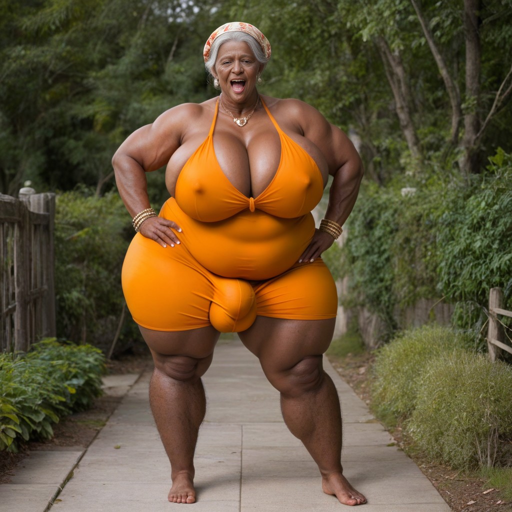 Large Ass, Cumshot, Hairy Feet Hairy Ankles Hairy Bushy Thighs Like A Sasquatch AI Porn