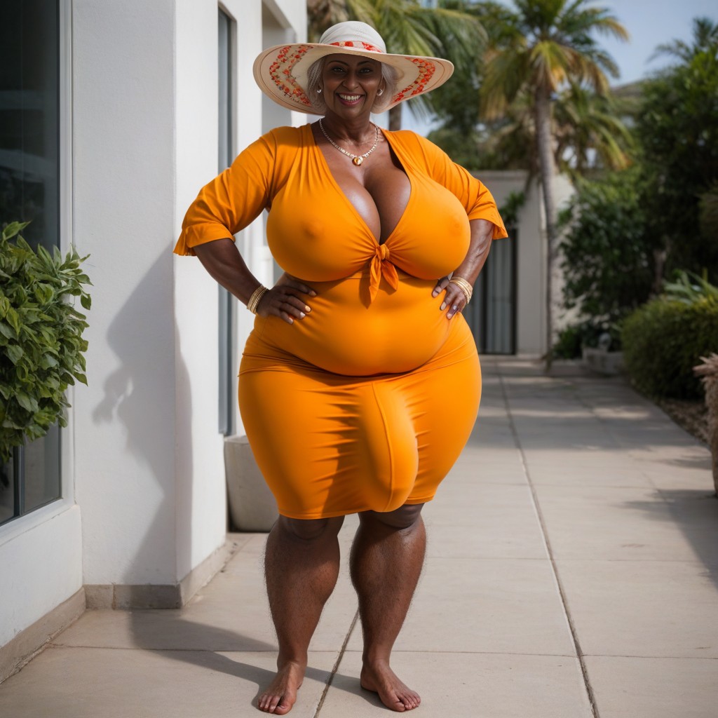 Fully Clothed, Gigantic Saggy Breast, Futunari AI 포르노