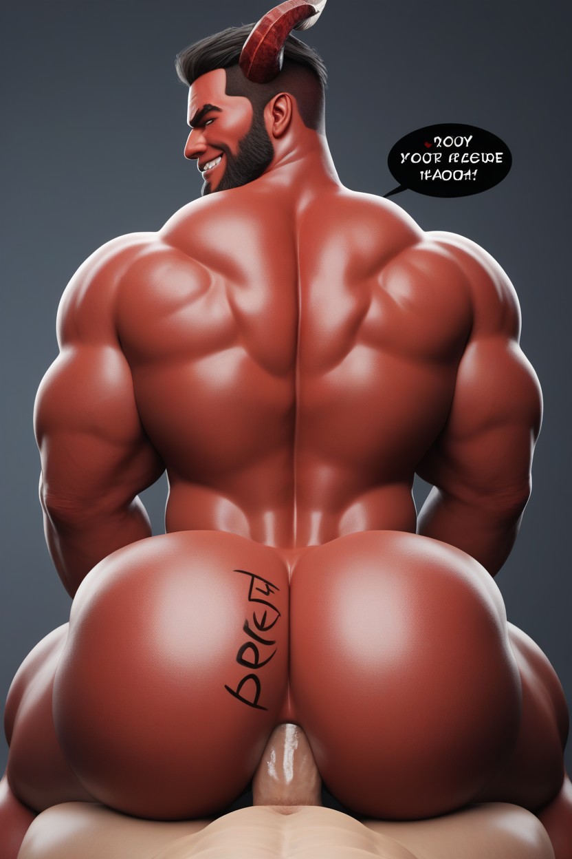 Goatee, Athletic, Looking At Viewer AI Gay Porn
