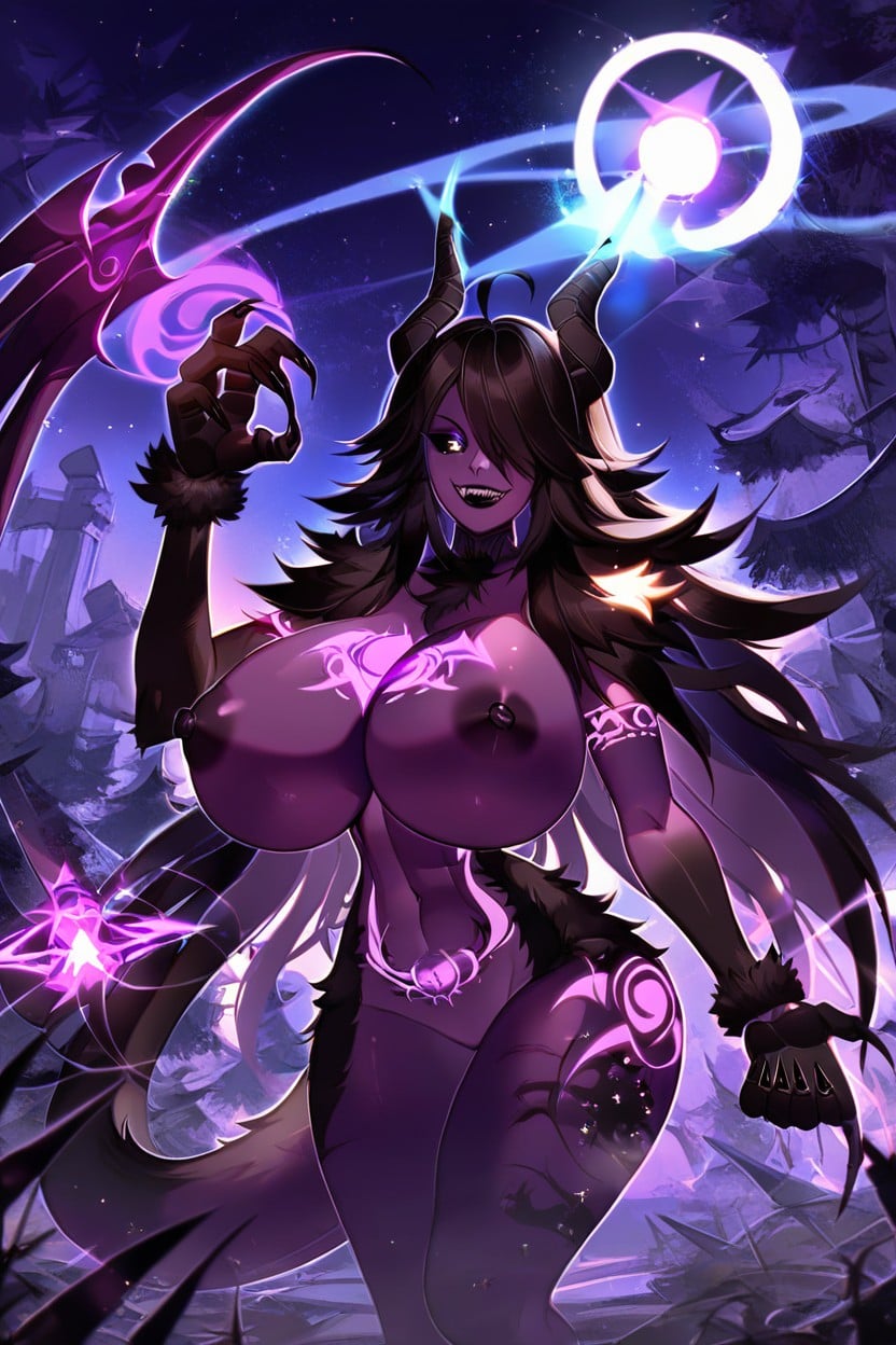 Night Sky Skin, Smile, Dark Nightmare AI Porn