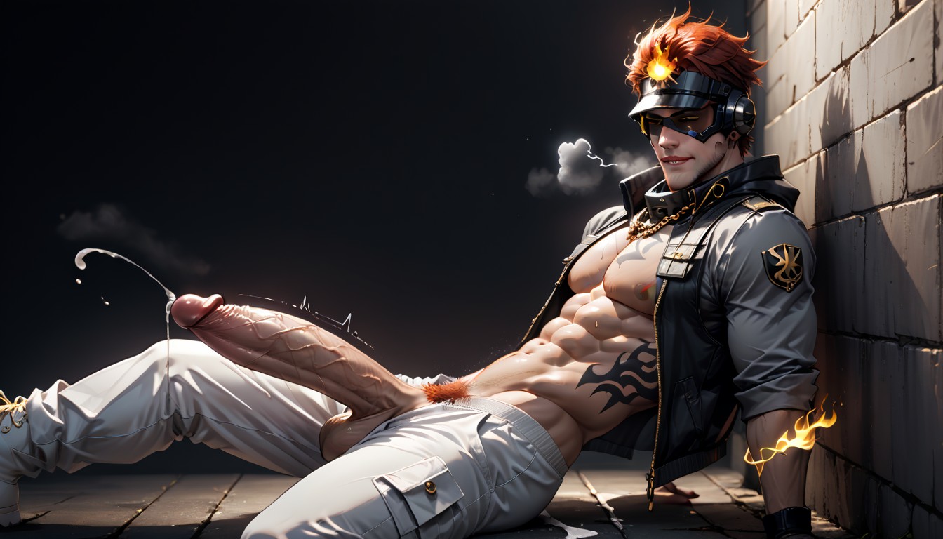 Quiet, Dripping Excess Precum, Gold Chains AI Gay Porn