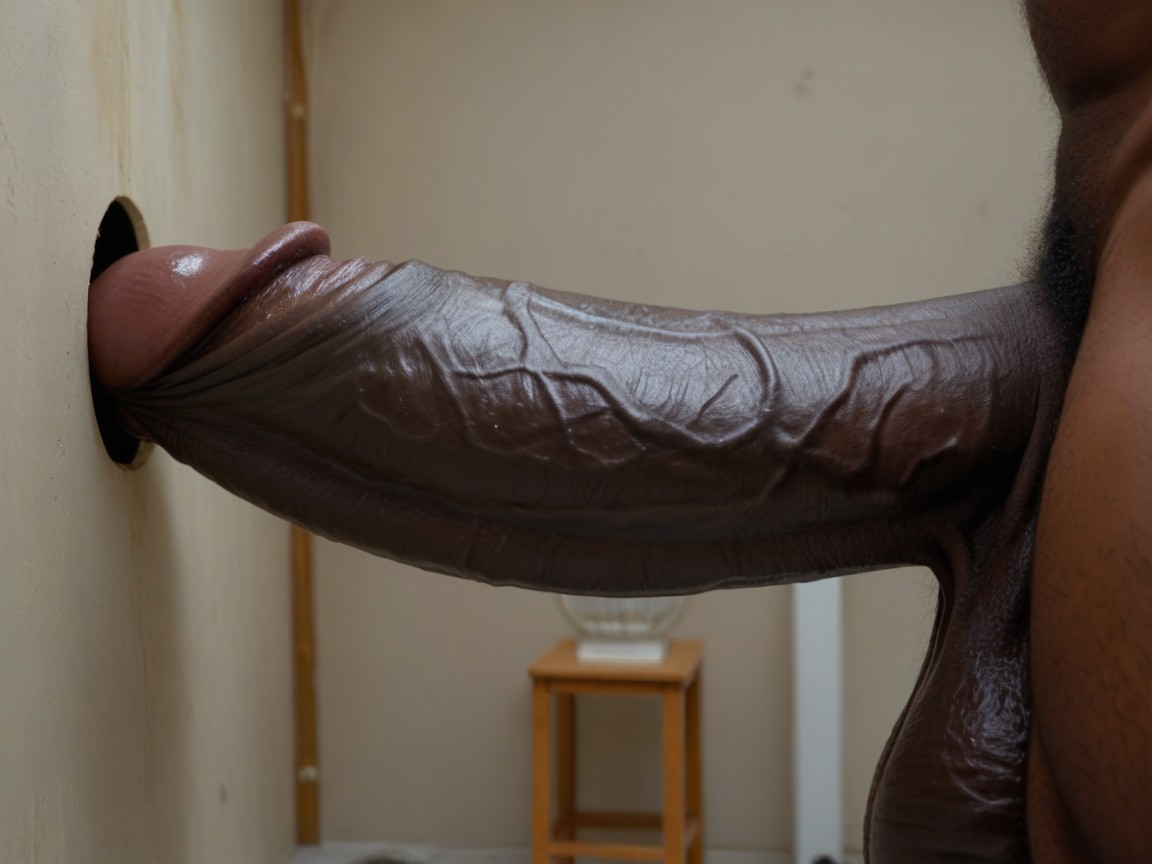 Monster Cock, Award Winning Photo, Exaggerated Urethral Slit AI Gay Porn