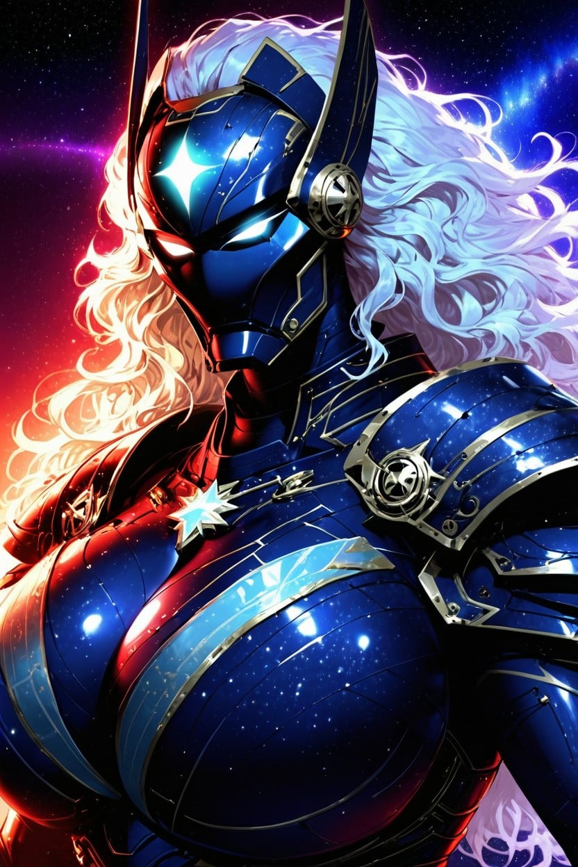 Galaxies, Green Nebula, Aurora Borealis Hentai AI Porn