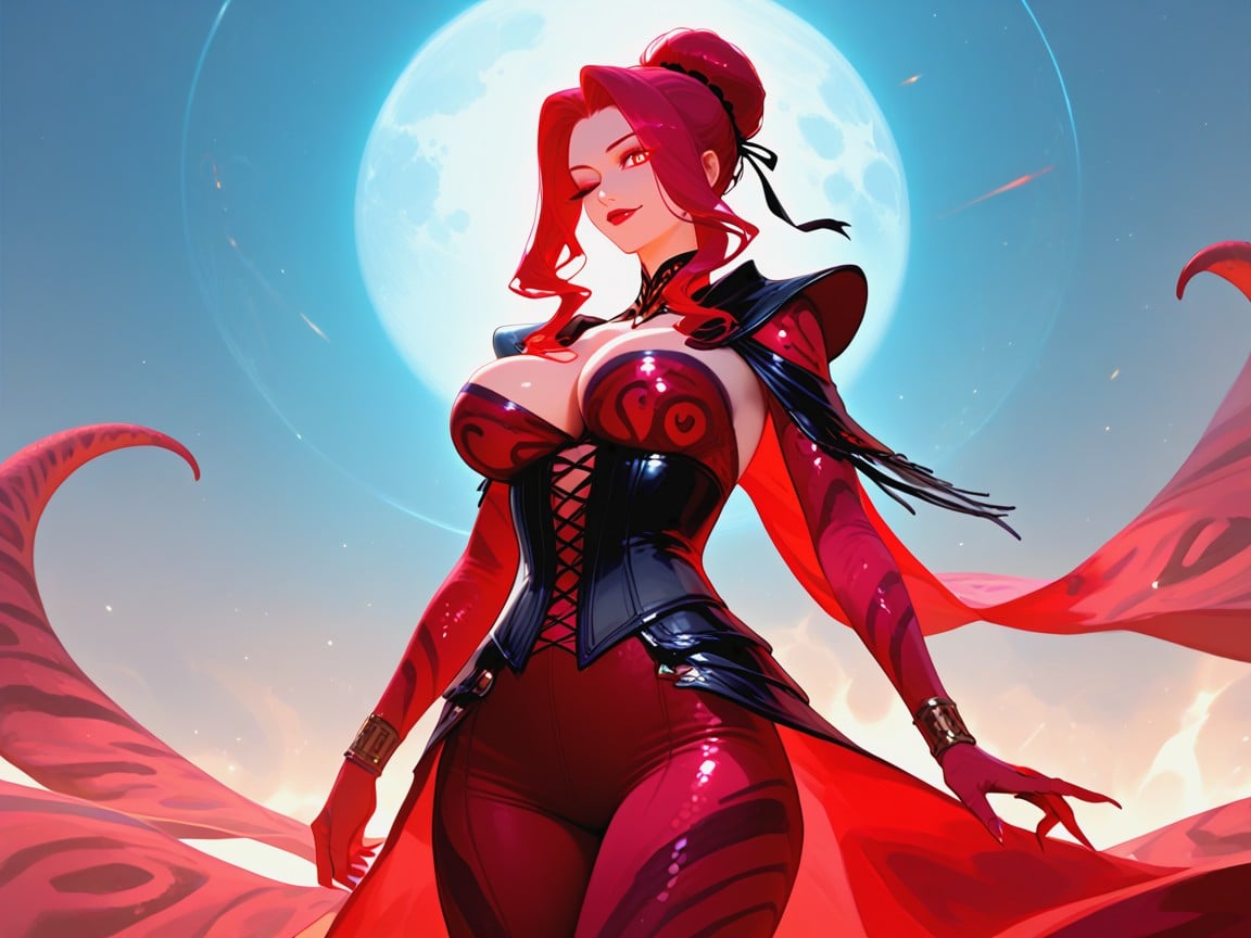 High Contrast, Futuristic War Setting, Snake Eyes Latina AI Porn