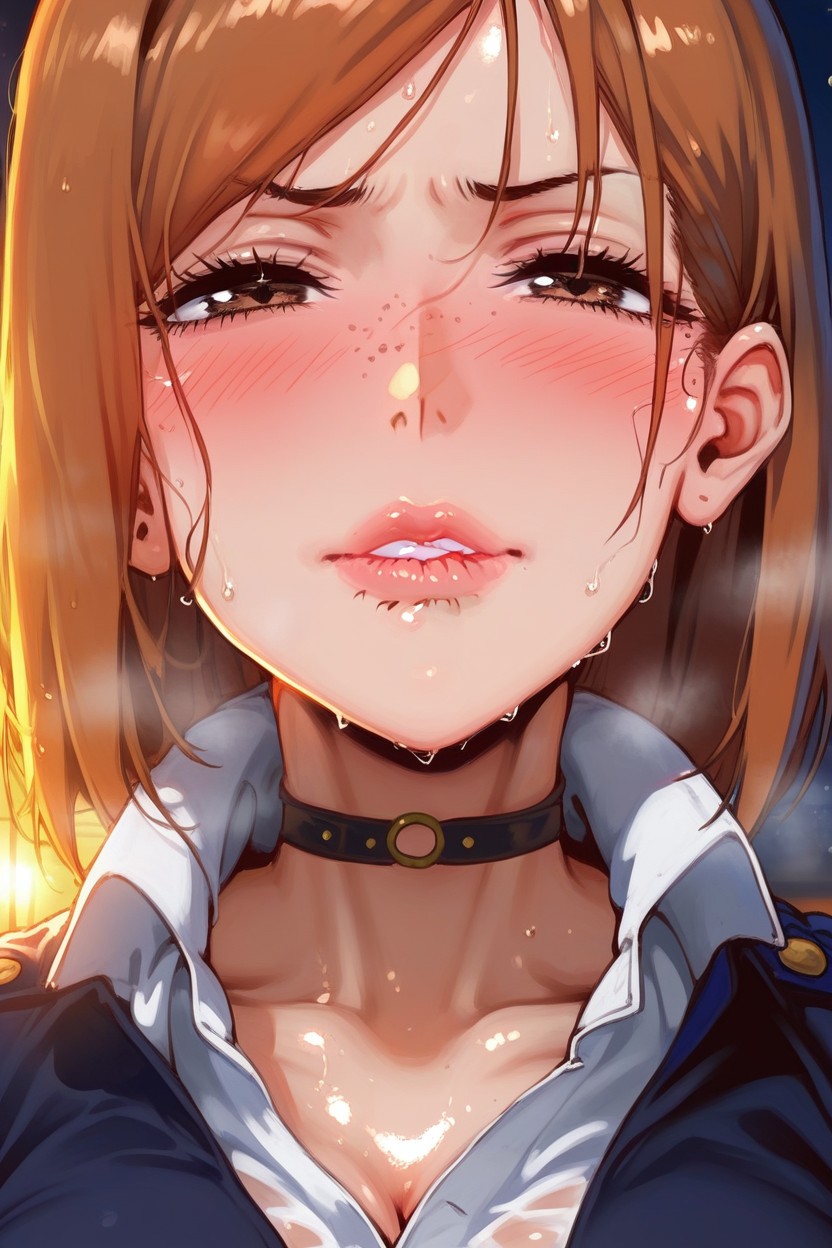 Shiny Hair, 1 Person, Thick Thighs AI Porn
