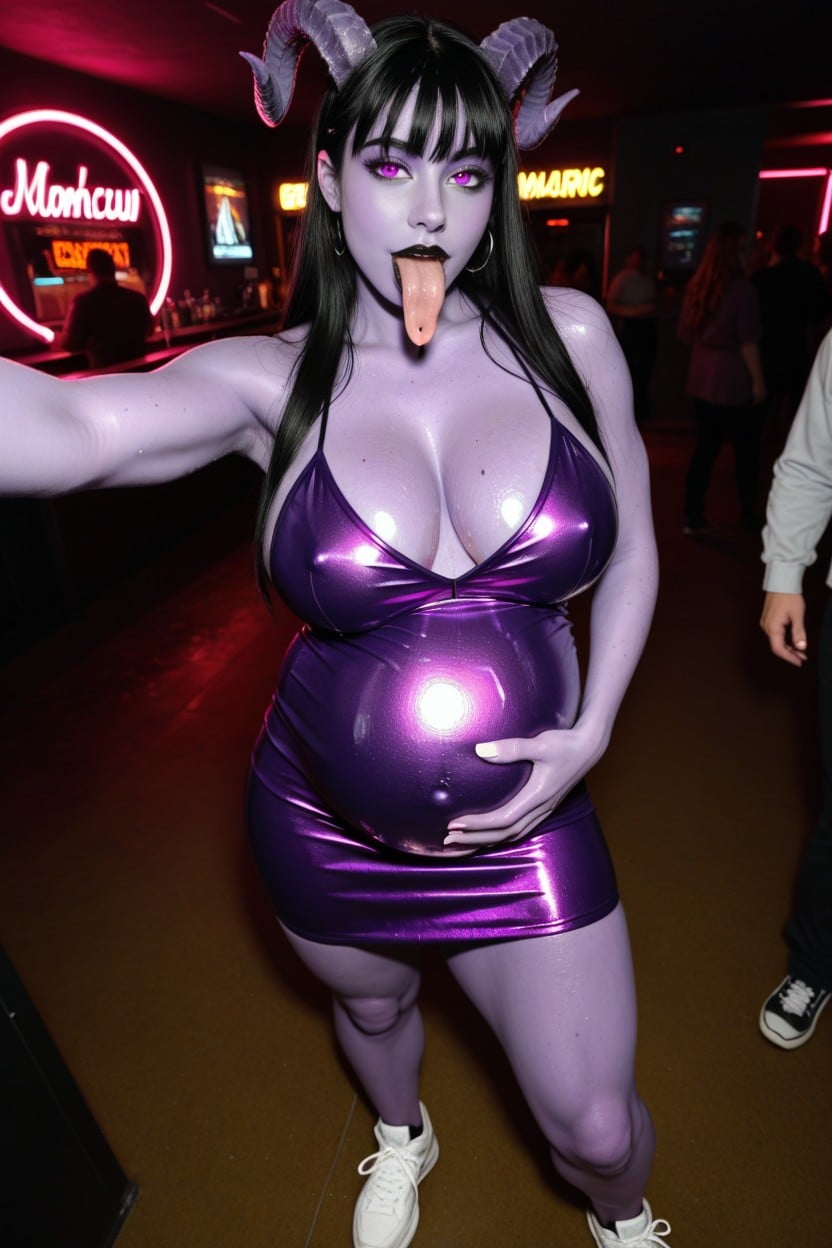 Neon Purple Skin, 18+, Neon Purple Skin AI Porn