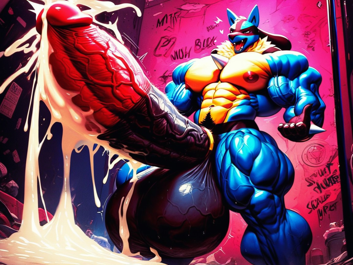 Veiny Balls, Huge Penis, Hyper Balls AI Porn