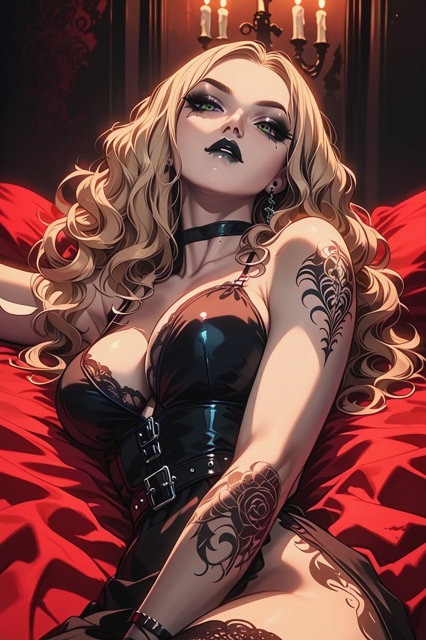 Bottom Up, Mariam Vampire Woman, Blonde Hair Hentai AI Porn