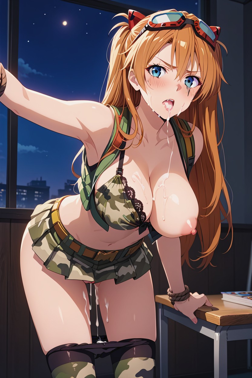Restrained, Bending Over, Looking Away Hentai AI Porn