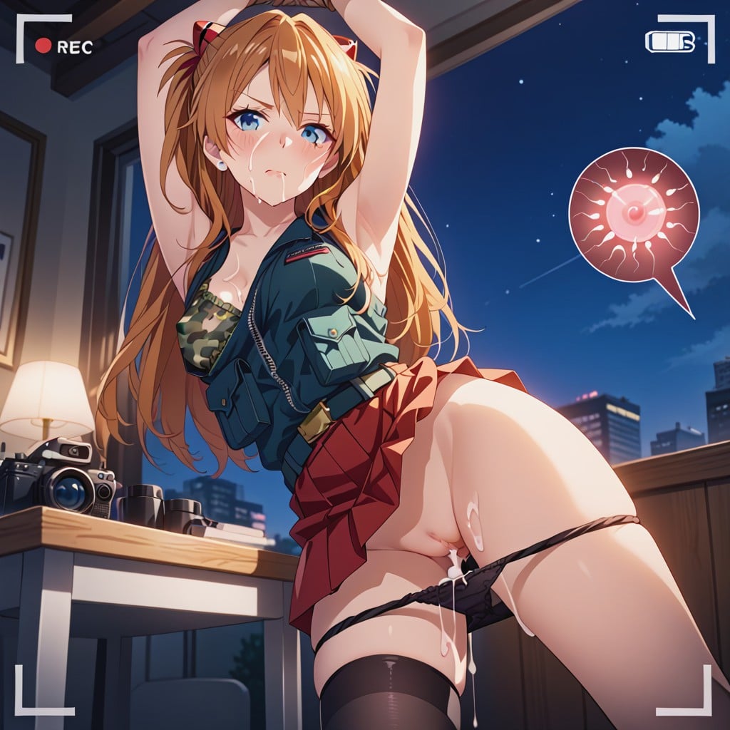 Smeared Makeup, Restrained, Embarrassed Hentai AI Porn