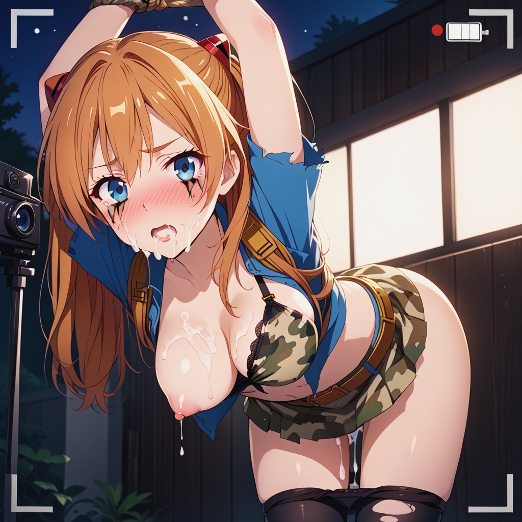 Embarrassed , Goggles On Forehead, Vagina Hentai AI Porn