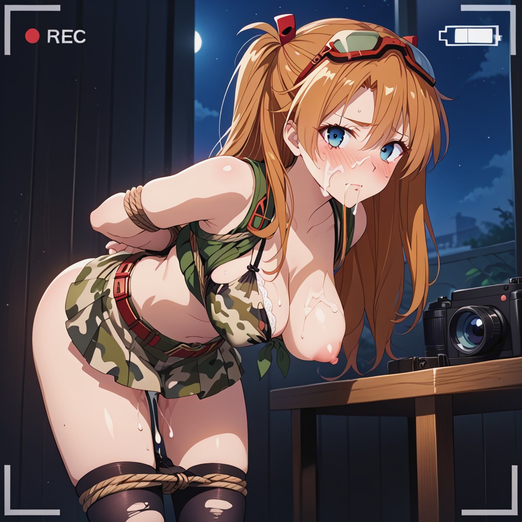 Creampie, No Panty, Ammo Belt Hentai AI Porn