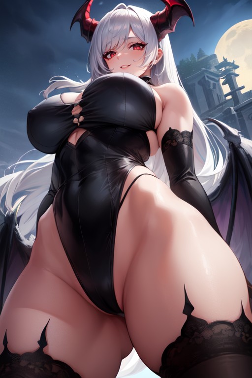 25+, Night, Demon Wings AI Porn