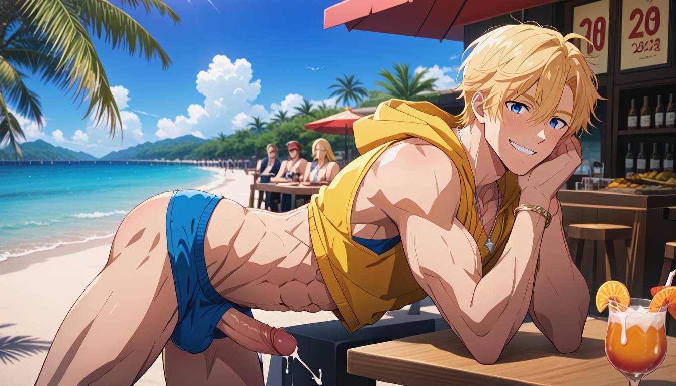 Fit, Bracelet, Outdoors AI Gay Porn