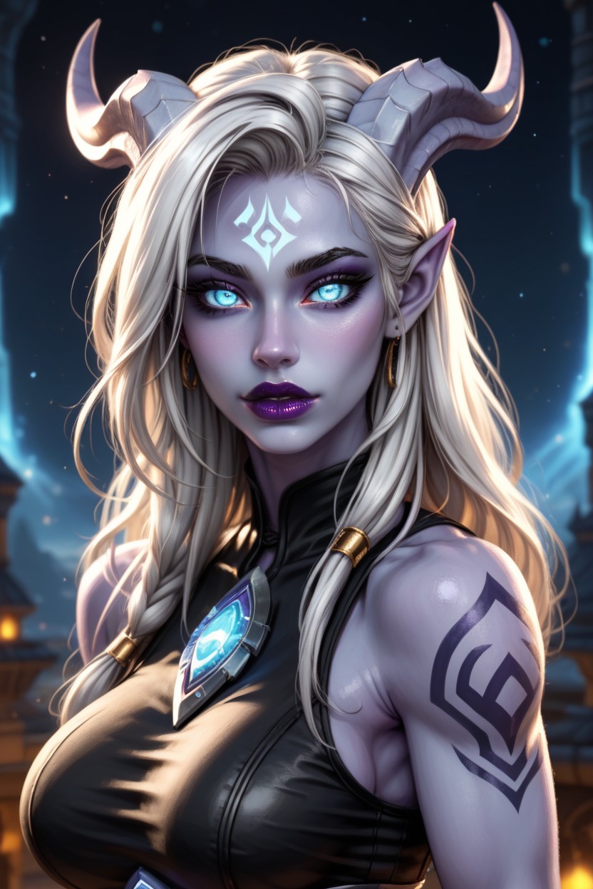 Detailed Face, Sleeveless, Wearing Paladin Armor AI Porn