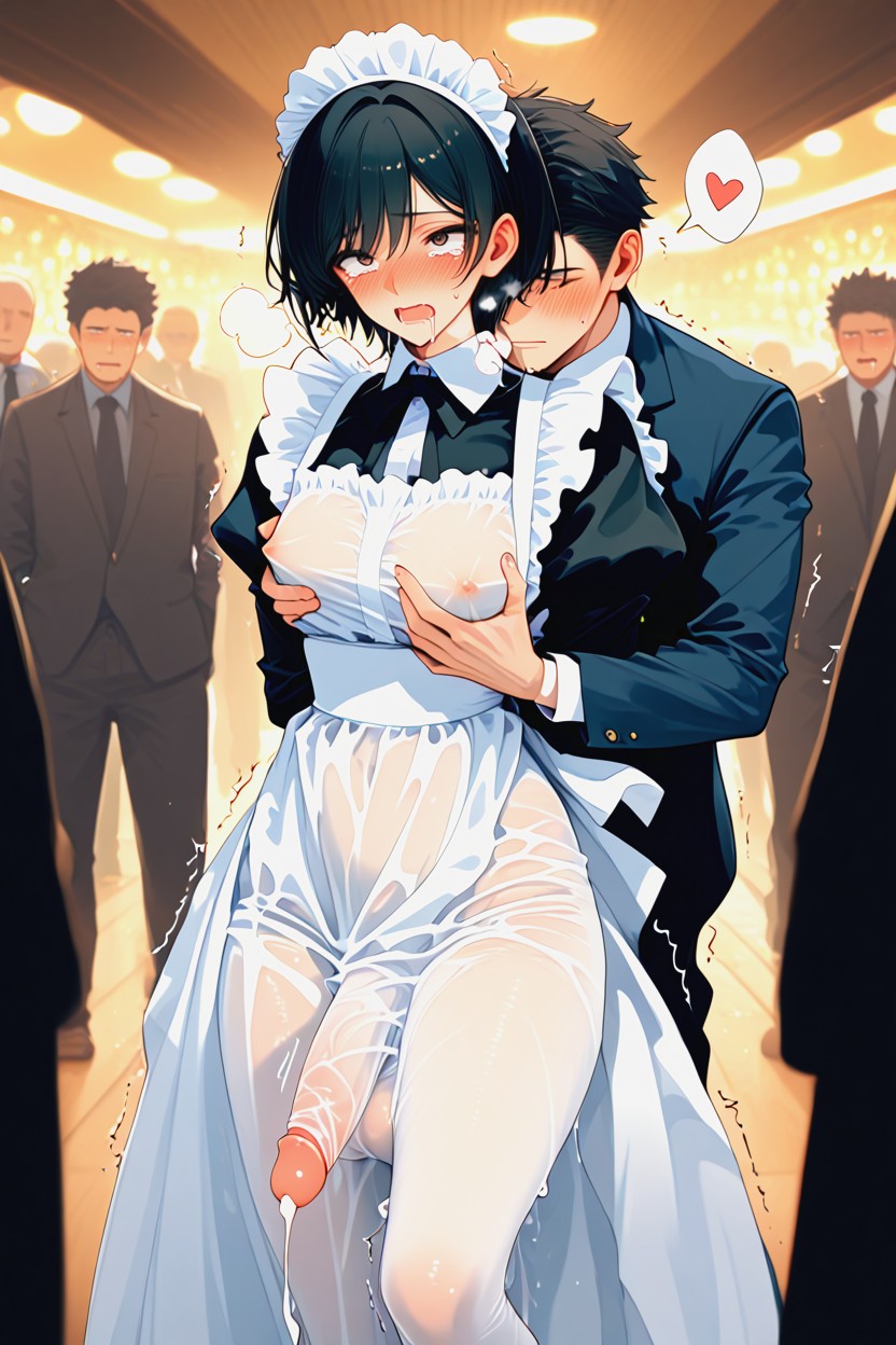 Heart Effects, Trembling, Flushed Body AI Gay Porn