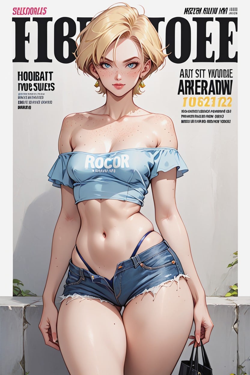 Small Breasts, 25+, Android Hair AI Porn