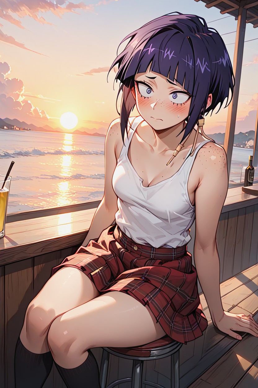 Cubby Stomach, Pear Body, Thigh Gap AI Porn