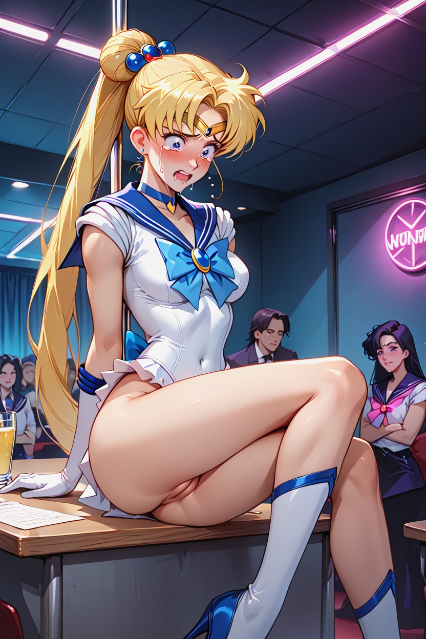 Extra Wide Eyes, 25+, Camel Toe AI Porn